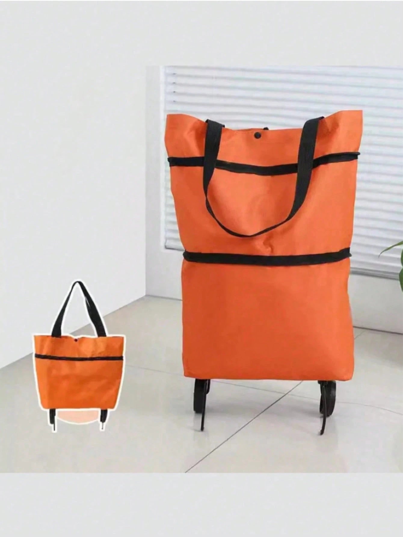 ⏳LAST DAY SALE !!!🔥2-in-1 Foldable Shopping Cart🛒