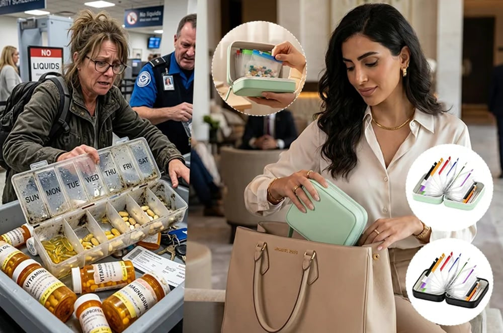 Travel Vitamin Organizer™ – Keep Your Daily Essentials Perfectly Organized