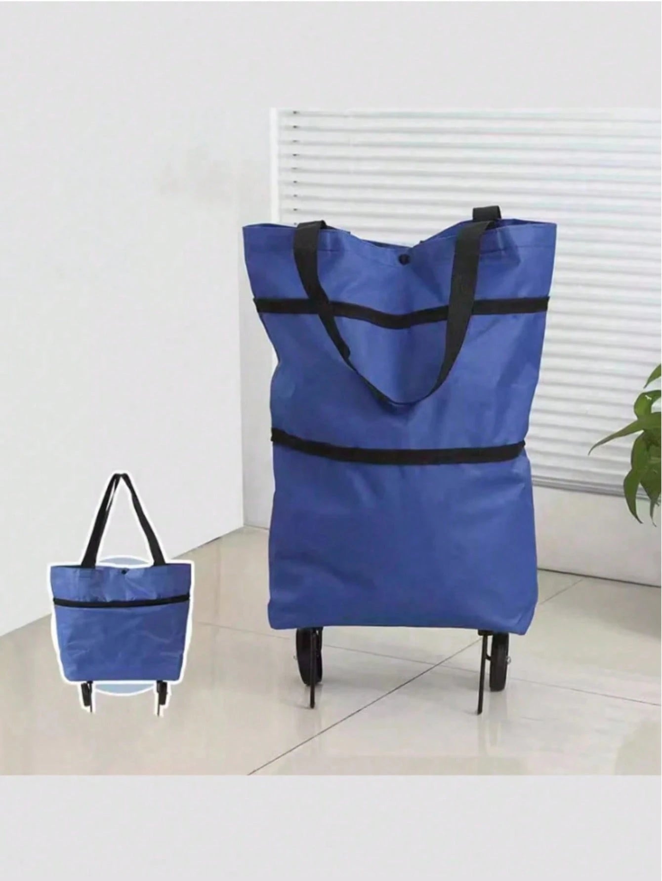 ⏳LAST DAY SALE !!!🔥2-in-1 Foldable Shopping Cart🛒