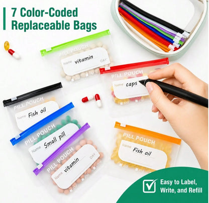 Travel Vitamin Organizer™ – Keep Your Daily Essentials Perfectly Organized