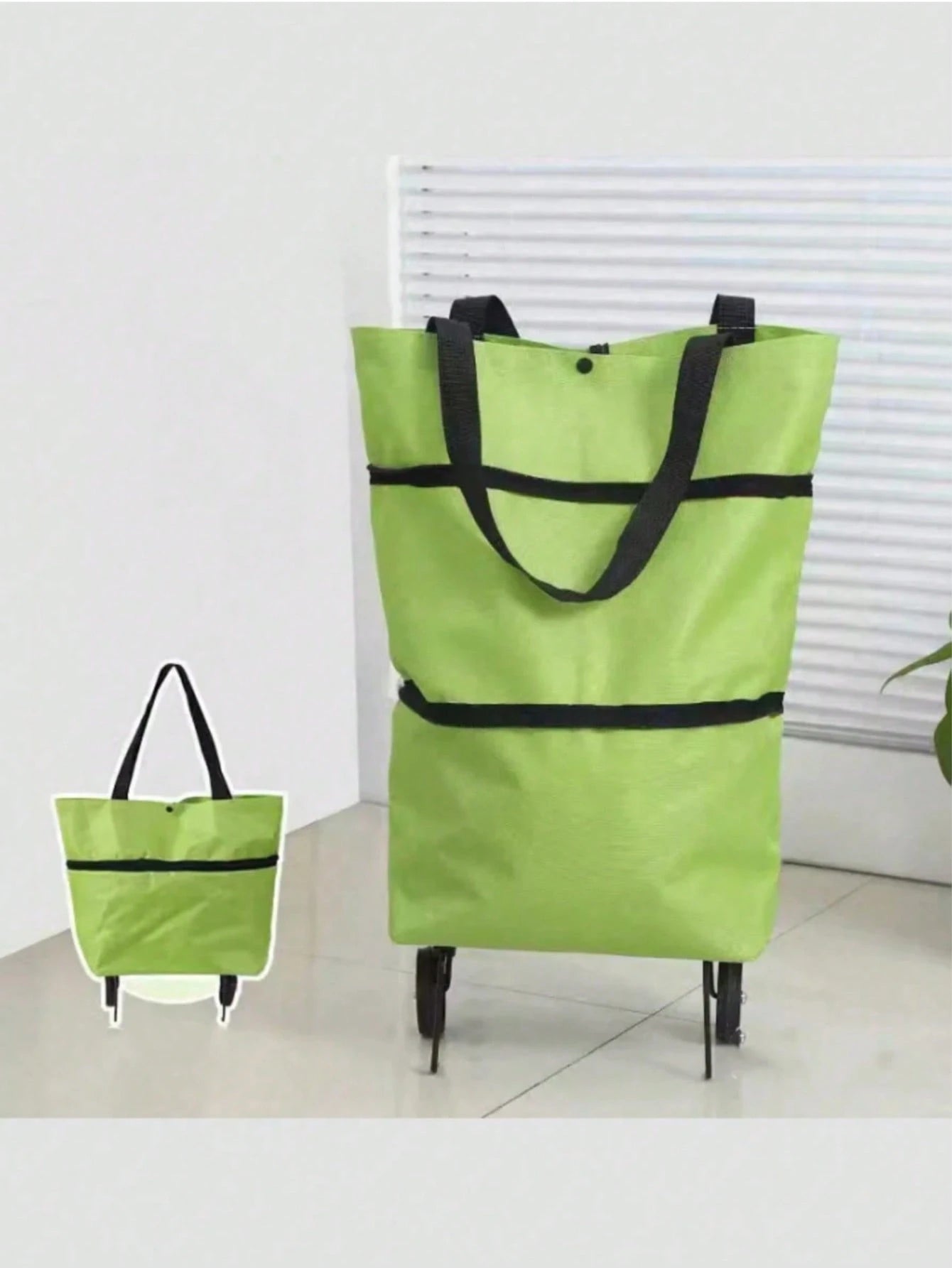 ⏳LAST DAY SALE !!!🔥2-in-1 Foldable Shopping Cart🛒